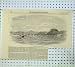1855 View English Hospital Abydos Sailing Ship Sea