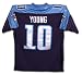 Vince Young Autographed Tennessee Titans Authentic Blue Jersey