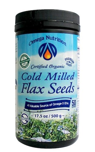 Omega Nutrition Cold Milled Flax Seeds, 17.5-Ounces