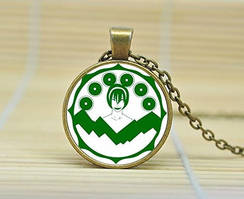 Avatar The Last Airbender - Two Choice - Earth Kingdom Necklace Glass Cabochon Necklace A3062