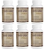 Original Anti Gray Hair 7050 - Restore Natural Hair Color - 60 Capsules (Pack of 6)