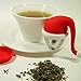 Mudra Loose Leaf Tea Infuser with Santa Hat Strainer and Steel Ball