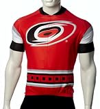 NHL Carolina Hurricanes Men's Cycling Jersey, Red, X-Large