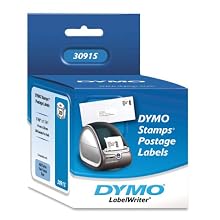 DYMO LabelWriter Postage Label, DYMO Stamps, 1-5/8" x 1-1/4", 200 per pack
