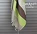Swan Comfort Turkish Towel Peshtemal Bathrobe for Hamam Spa Pool Massage Sauna Beach Yacht Gym Fitness Kitchen Yoga Baby Towel Picnic Blanket 100% Cotton Table Throw Sarong Kikoy Fouta