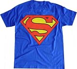 Superman Original Classic Logo Tshirt Blue