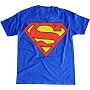 Superman Original Classic Logo Tshirt Blue