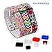 CreateGreat USA Newest Replacement Bands for Fitbit FLEX Only / Fitbit Band / Fitbit Flex Band / Fitbit Wristband / Fitbit Flex Wristband / Fitbit Bracelet