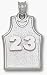 Basketball Jersey with Numbers Pendant - Sterling Silver Jewelry