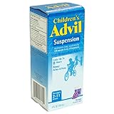 Advil Ibuprofen Oral Suspension, 100 mg, Grape 4 fl oz (120 ml)