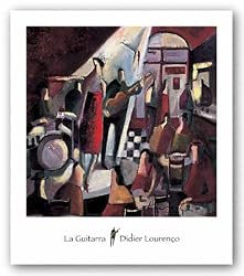 La Guitarra by Didier Lourenco 12"x12" Art Print Poster