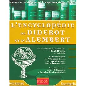 L'Encyclop�die de Diderot et d'Alembert, �dition DVD
