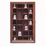 Wood Collector Wall Mount Thimble Glass Cabinet Case