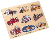 Wooden Transportation 9-piece Peg Puzzle