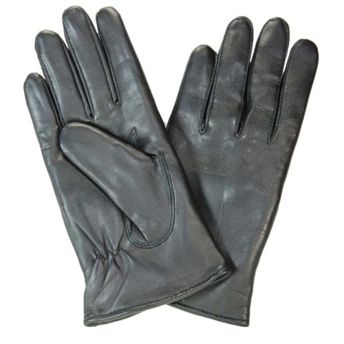 100% Leather Men & Ladies' Gloves Black #38