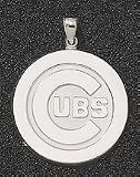 Chicago Cubs Giant 1 5/8 W x 1 5/8 H C Cubs Logo Pendant - 14KT Gold Jewelry