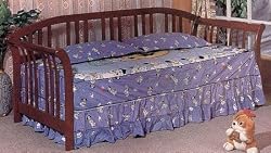 Beautiful Cherry Finish Sleigh Style Daybed