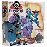 DCHeroclixPremiereEditionwithBatman,Robin,Aquaman,Hawkman,Huntress,TheJoker,Bane,Man-Bat,ClayfaceIII,andHarleyQuinnminifigures