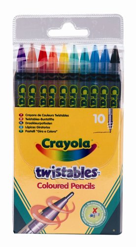 Childrens Toyshop  Toys : Crayola Twistable Coloured Pencils (10 Pack)