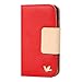 Galaxy S4 Case,By HiLDA,Wallet Case,PU Leather Case,Credit Card Holder,Flip Cover Skin,Case for Samsung Galaxy i9500[Red]