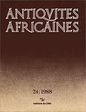 Antiquités africaines, numéro 24 - 1988