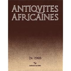 Antiquit�s africaines, num�ro 24 - 1988