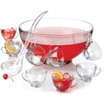 Anchor Hocking 22-Piece Punch Bowl Set with 4 Glasses