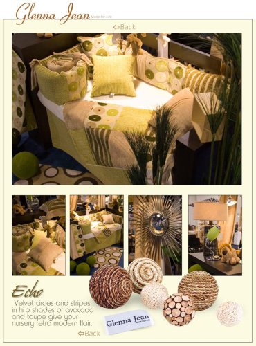 Echo 4 Piece Crib Bedding Set by Glenna Jean