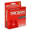 Trojan Latex Condoms, Non-Lubricated, 36-Count Boxes (Pack of 2)