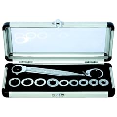 KS Tools 503.4645 Doppelgearwrench-Satz, 10teilig; umschaltbare Ratschenringschl�ssel