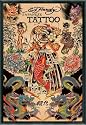 Ed Hardy Poster und Kunststoff-Rahmen - Japanisches Tattoo (91 x 61cm)