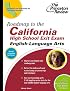 Roadmap to the California High School Exit Exam: English-Language Arts, 2nd Ed. (State Test Prep Guides)