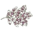 Oak Leaf Swarovski Crystal Brooch Gifts