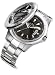 Harley-Davidson Mens Bulova Watch. Black patterned dial. Luminous with hinged cover. 76B143