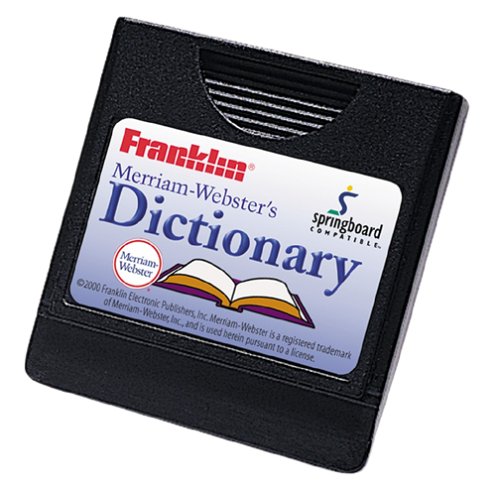 Electronics: Franklin MWD 5002HS Merriam Webster Dictionary Springboard Module