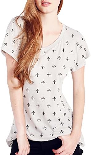 ManyDY Women's Summer Slim Printed Short Sleeves Casual Cotton T-Shirts