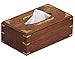 The StoreKing Unique Designer Wooden Holders for Large Tissue Boxes, Design1