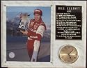 Bill Elliott litho 12x15 Clock