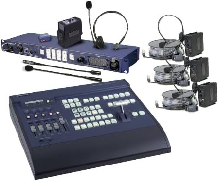 New Datavideo | High-Quality Video Switcher and 8-channel Intercom System, SE2000-ITC KIT with Intercom Accessories for 4 Users