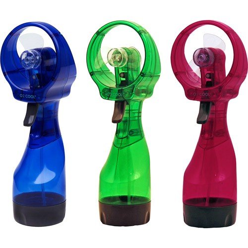 O2 COOL 8101G Deluxe Water Misting Fan (Assorted Colors)(Sold individually)