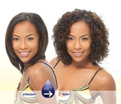INDIAN TEMPO CURL 8" - MilkyWay 100% Human Hair Wet & Wavy Indian Hair Weave Extensions #1