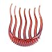 2Pc Elegant Magic BUMP IT UP Volume Inserts Hair Clip for Bun Maker Clip Donut ponytail Bumpits Bouffant Do Beehive Dish Styles Hair Comb Pads Base Foam Hair Maker Braid Ponytail Hairstyle Hairdisk Styling Design Beauty Tool Fashion Accessory