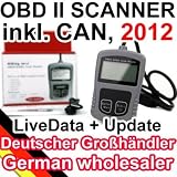 HD10 OBD2 OBD 2 Diagnoseger�t Scanner DG200 inkl. CAN mit 'Live+Data' und Update mit deutschem Men�von "ARCS"