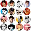 Audrey Hepburn Buttons/Pins/Badges
