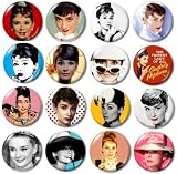 Audrey Hepburn Buttons/Pins/Badges
