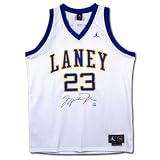 Michael Jordan Autographed Nike -1980 Model- Laney High School Jersey (UDA)