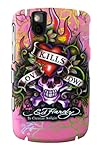 Ed Hardy Faceplate for BlackBerry Tour 9630 (Large Love Kills Slowly Tattoo ....