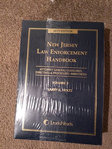 NJ Law Enforcement Handbook 2015 Edition w/ CD