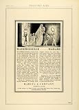 1927 Ad Marcus Jewelers Wedding Bride Bridal Jewelry Engagement Ring Nude Angels - Original Print Ad