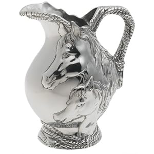 Arthur Court Horse 2-3 4 Quart Pitcher by Kitchen and Tableware